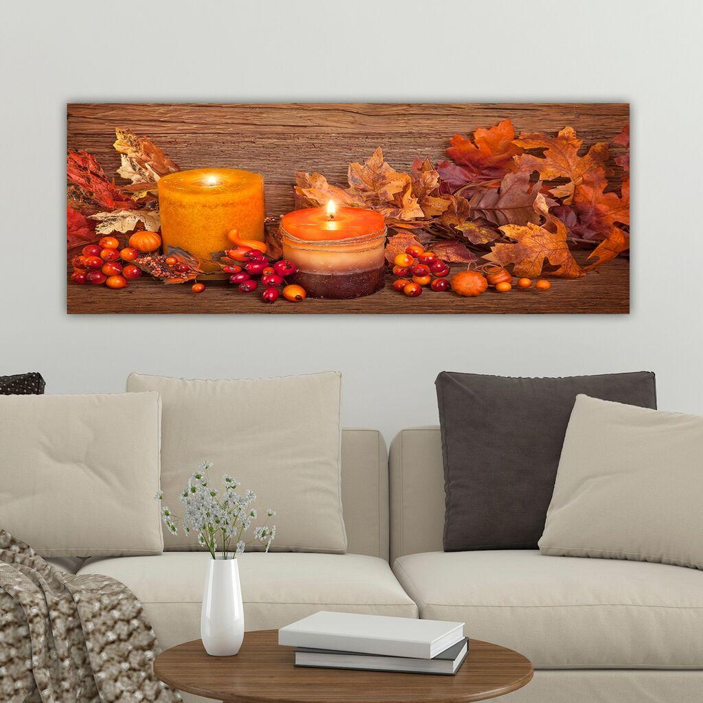 Wallity Dekorativna slika na platnu, 30x80cm, Šarena