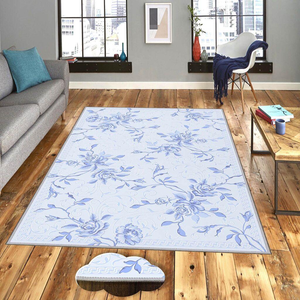 Conceptum Hypnose Tepih Eexfab907-1, Pravougaoni, 140 x 220 cm, Svetloplavi
