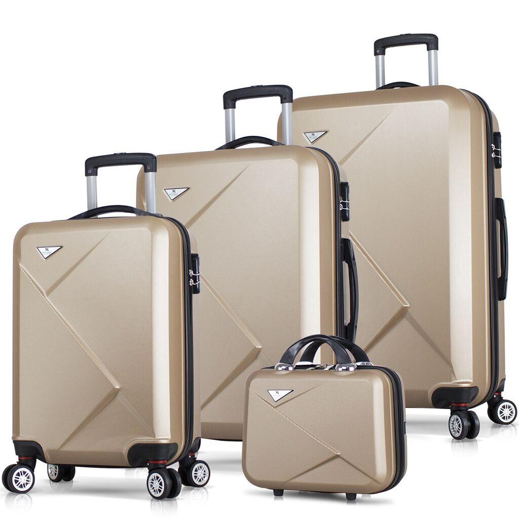 MyValice Set kofera 8237, 4 dela, Zlatne boje