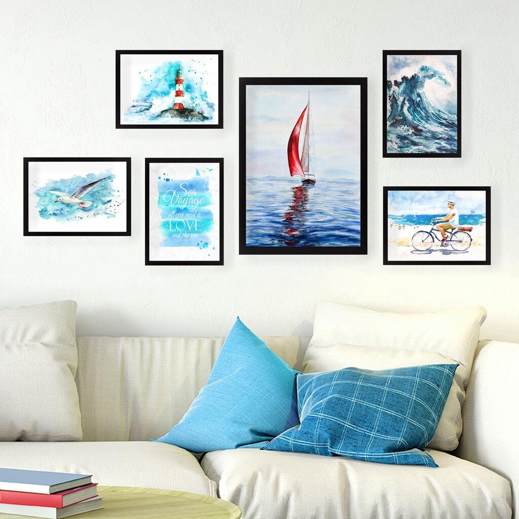Wallity Set Slika SET_016, 6 Delova