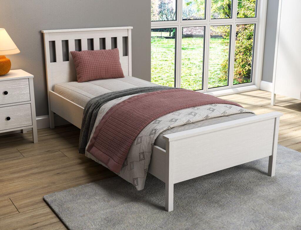 Hanah Home Ležaj FRN-20064, 195x95x100 cm, Beli