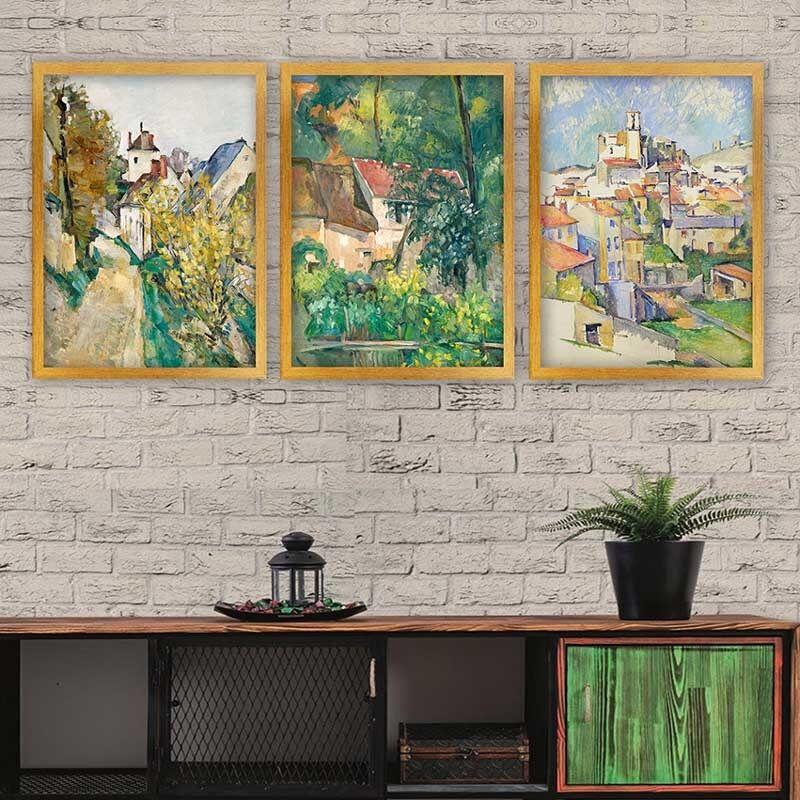 Wallity Set uramljenih slika 3AC_UN2036304, 3 Dela