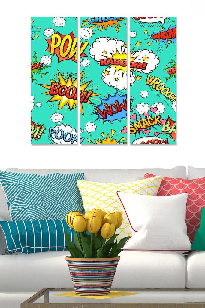Wallity Set slika MDFMK9839, 3 Dela