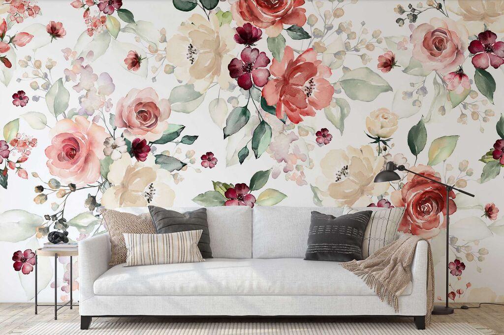 Wallity Tapete za zid MDK-00114, 100x100 cm, Šarena