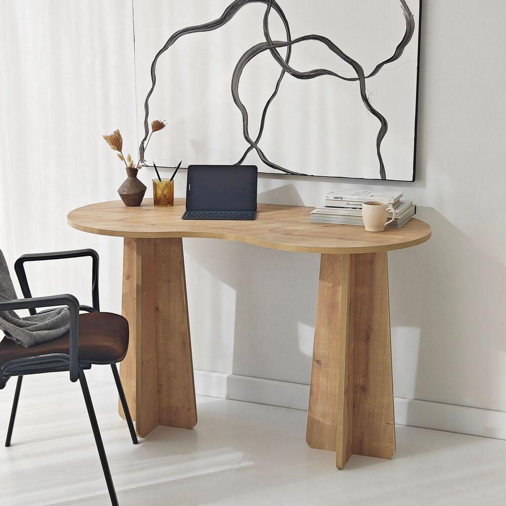 Hanah Home Radni sto Infini, 120 x 75 x 60 cm, Hrast
