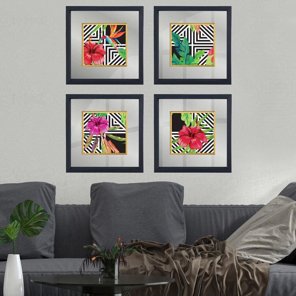 Wallity Set uramljenih slika CAM617140001, 4 Dela