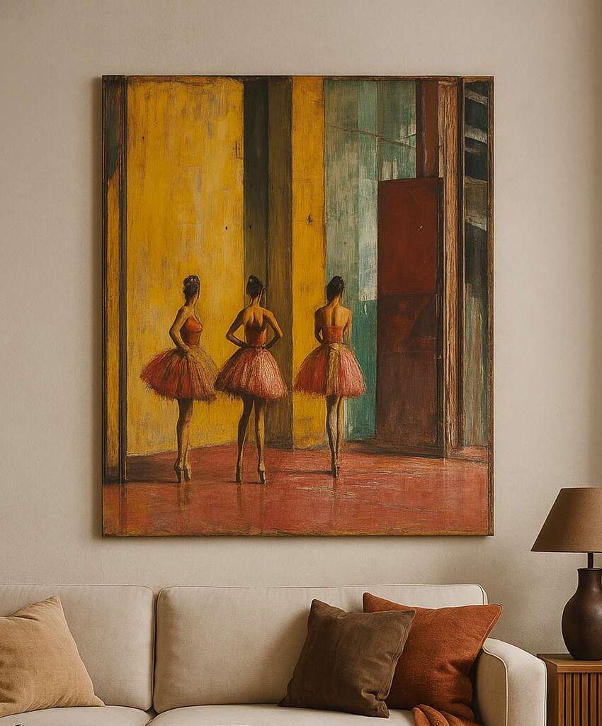 Wallity Dekorativna slika na platnu, 70x100cm, Šarena