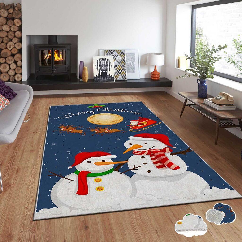 Conceptum Hypnose Tepih sa novogodišnjim motivima Asr-Crpt-12, Pravougaoni, 80 x 140 cm, Šareni