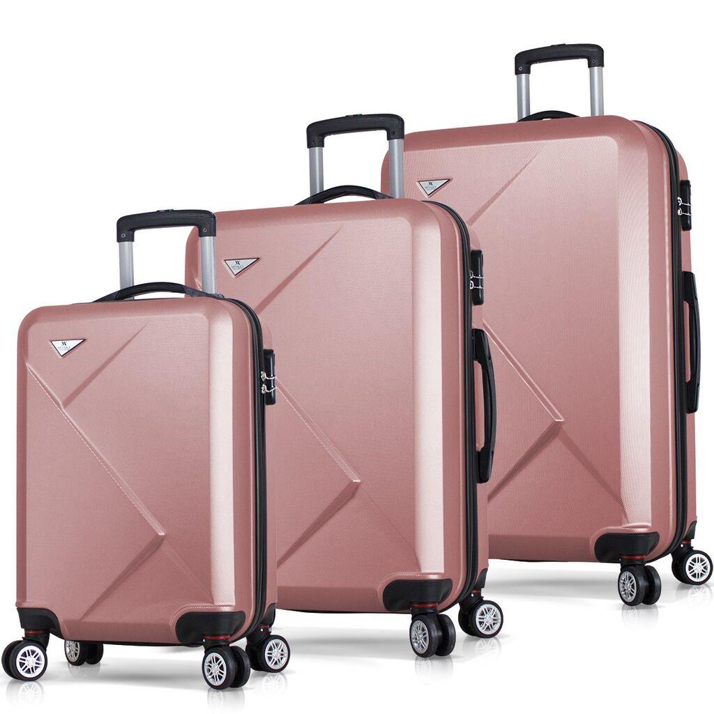 MyValice Set kofera 6783, 3 dela, Rose Gold