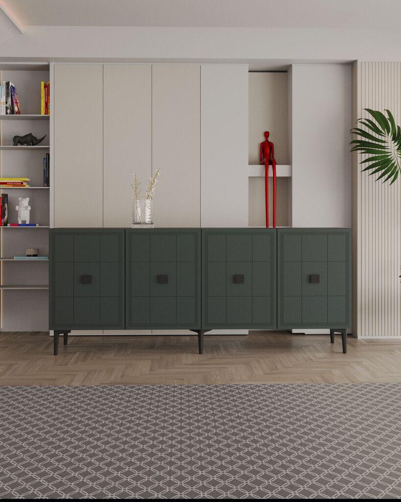 Hanah Home Konzola Yuka 150, 150x75x32 cm, Antracit