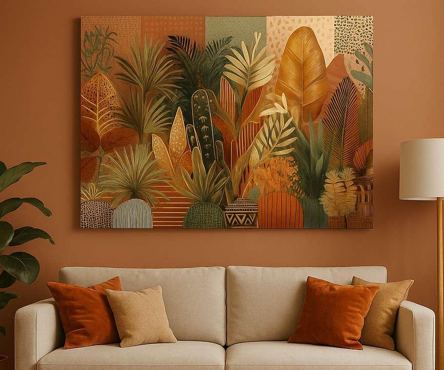 Wallity Dekorativna slika na platnu, 70x100cm, Šarena