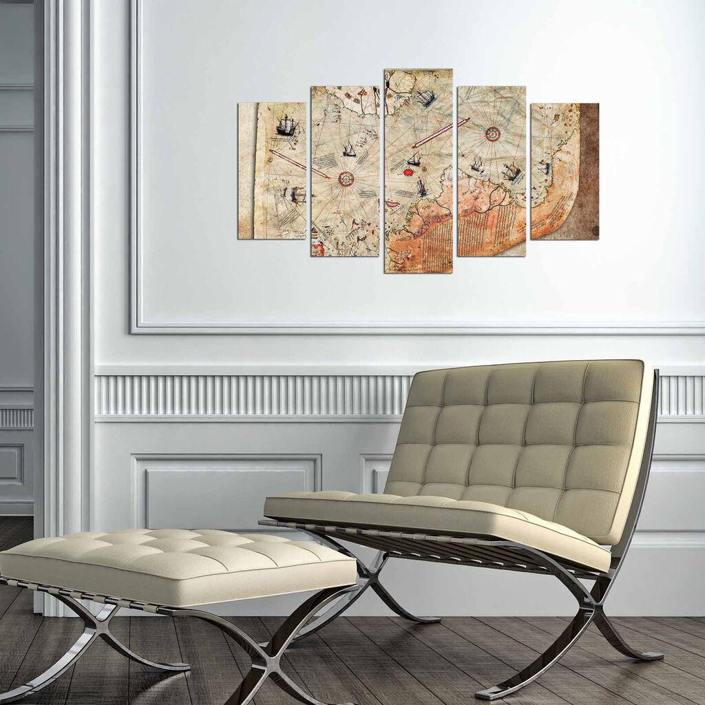 Wallity Set Slika 5MAPMDF-02, 5 Delova