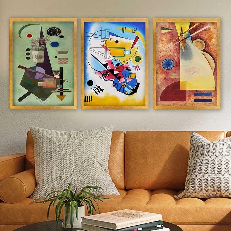 Wallity Set uramljenih slika 3AC_UN14832, 3 Dela