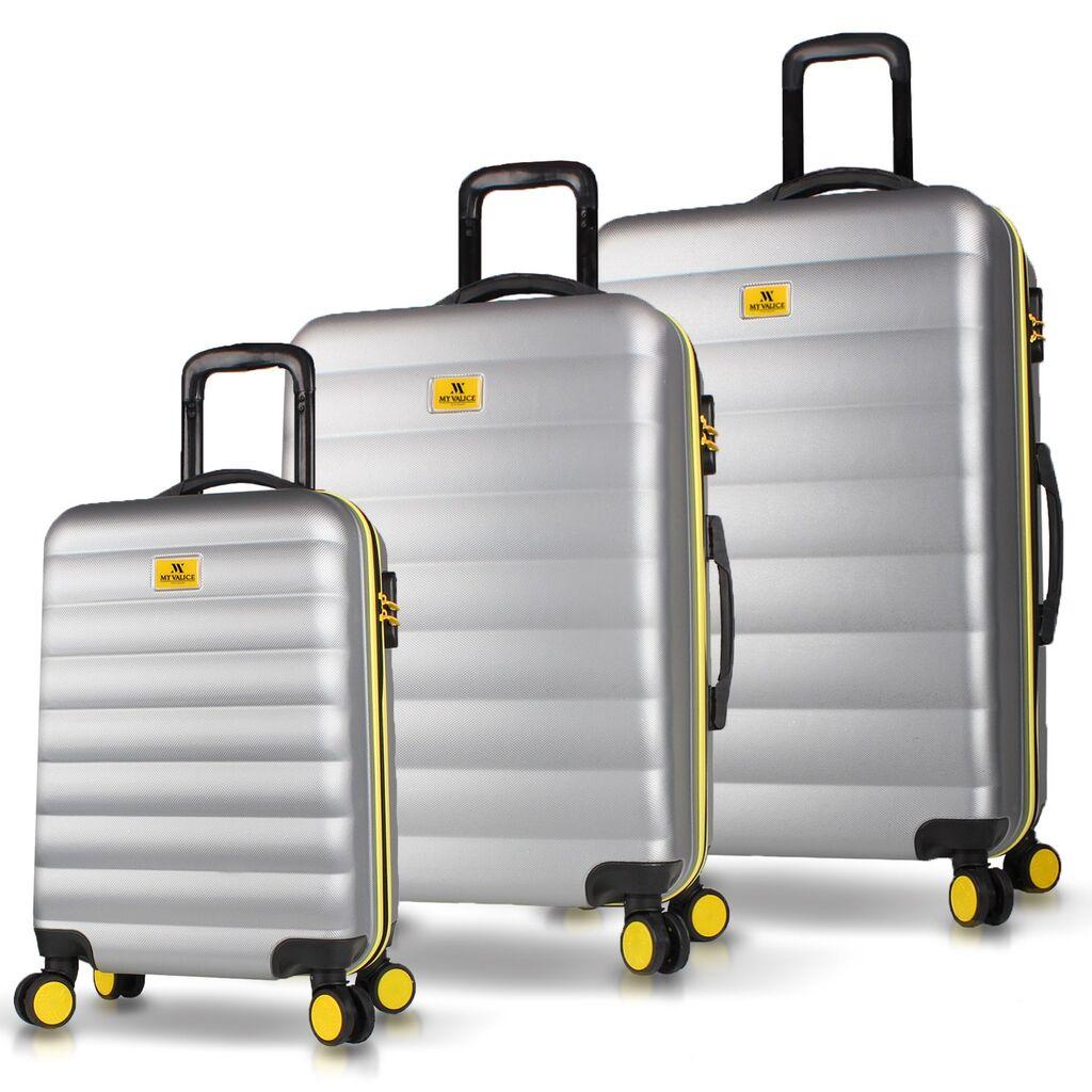 MyValice Set kofera 6407, 3 dela, Sivi
