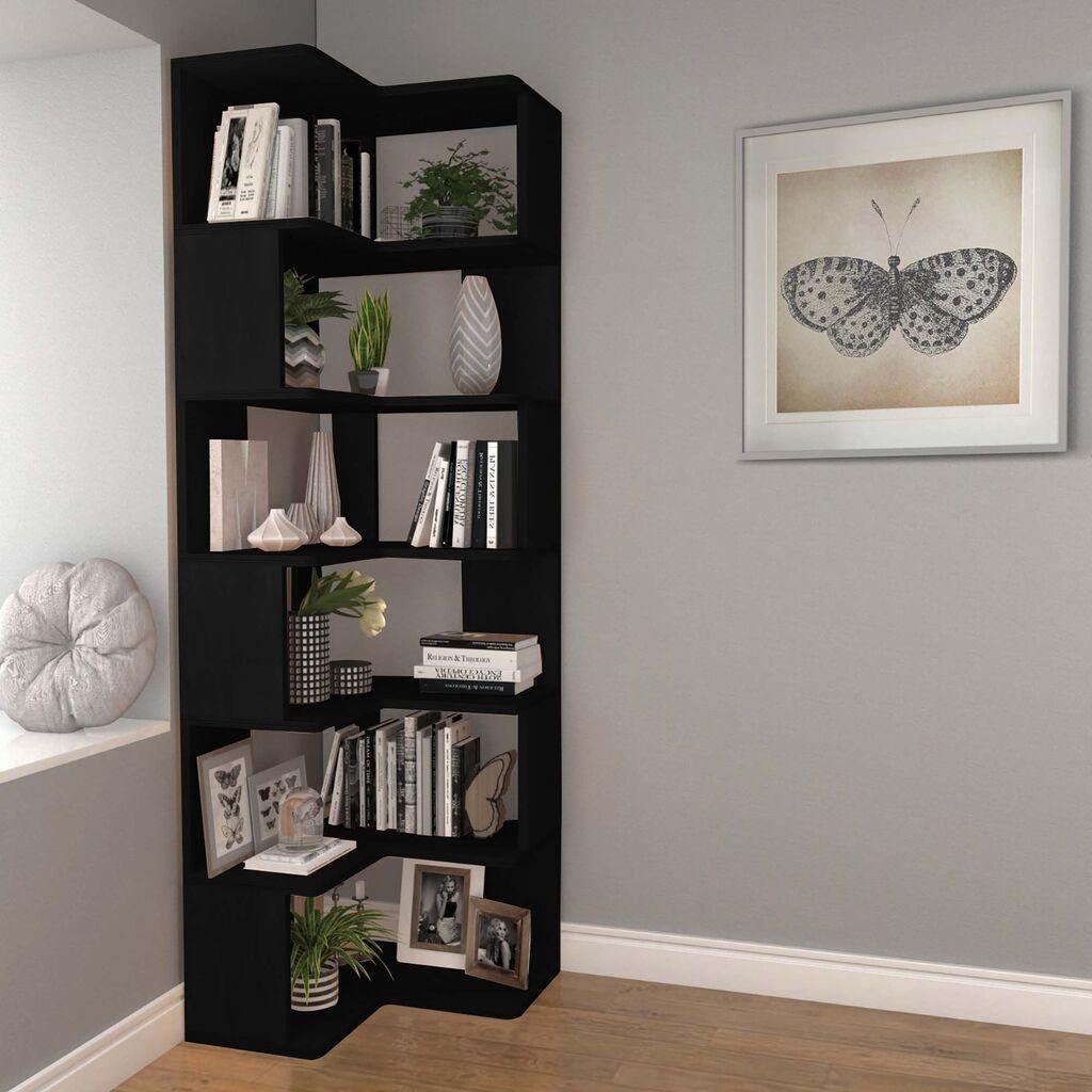 Hanah Home Polica za knjige CPT4808-19255x192x27 cm, Braon