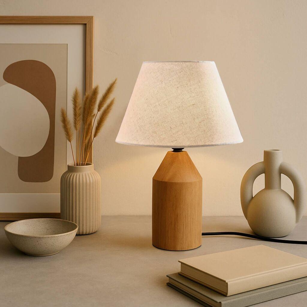 Opviq Stona lampa 241962, Braon-krem