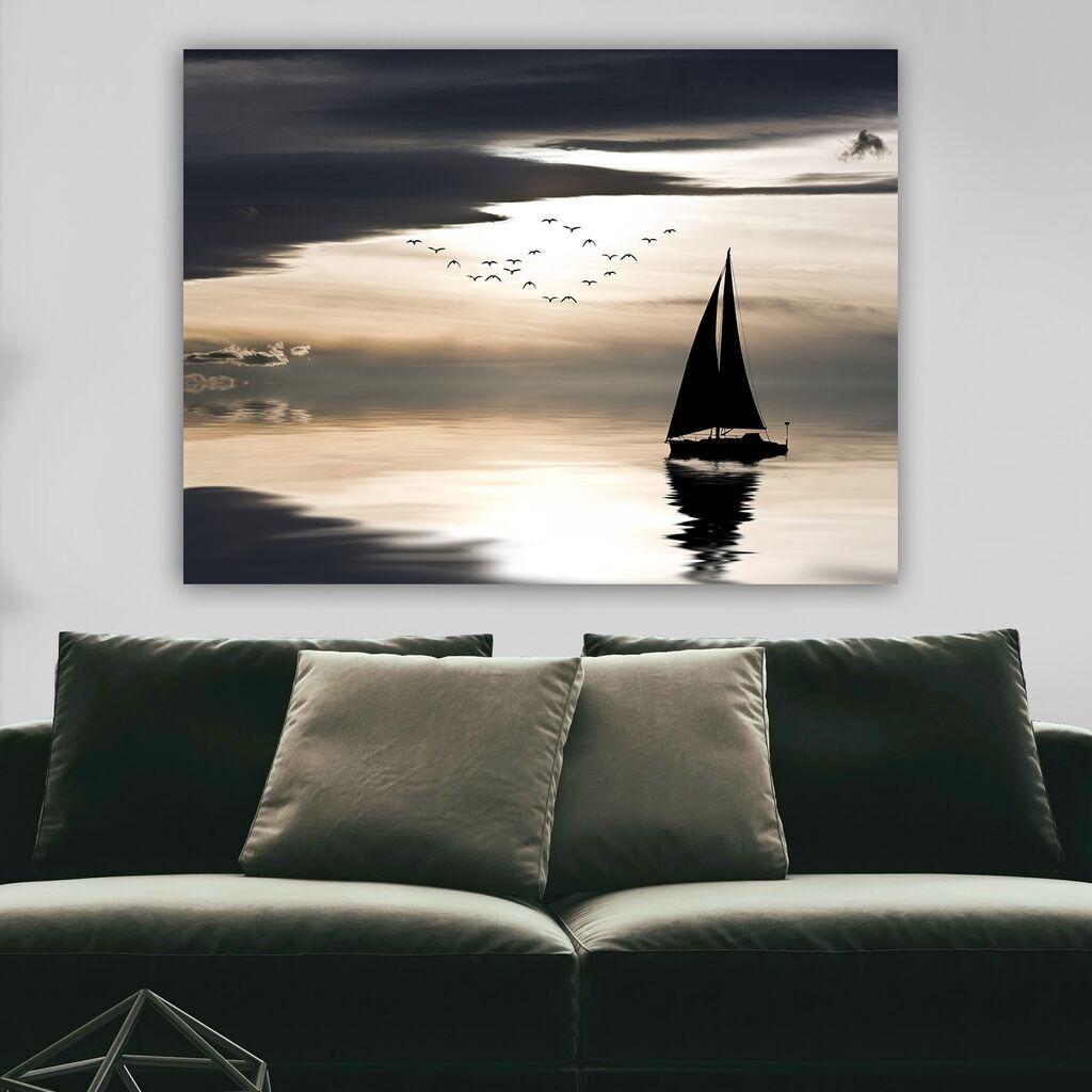 Wallity Dekorativna slika na platnu, 70x100cm, Šarena