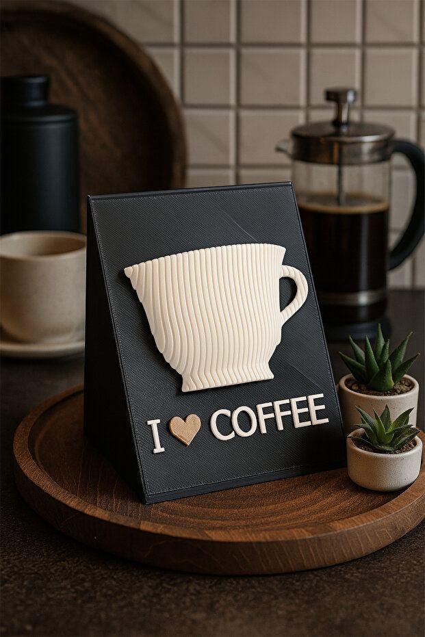 Aberto Design Dekorativni predmet Coffee Corner, 12x8,5x14 cm, Beli
