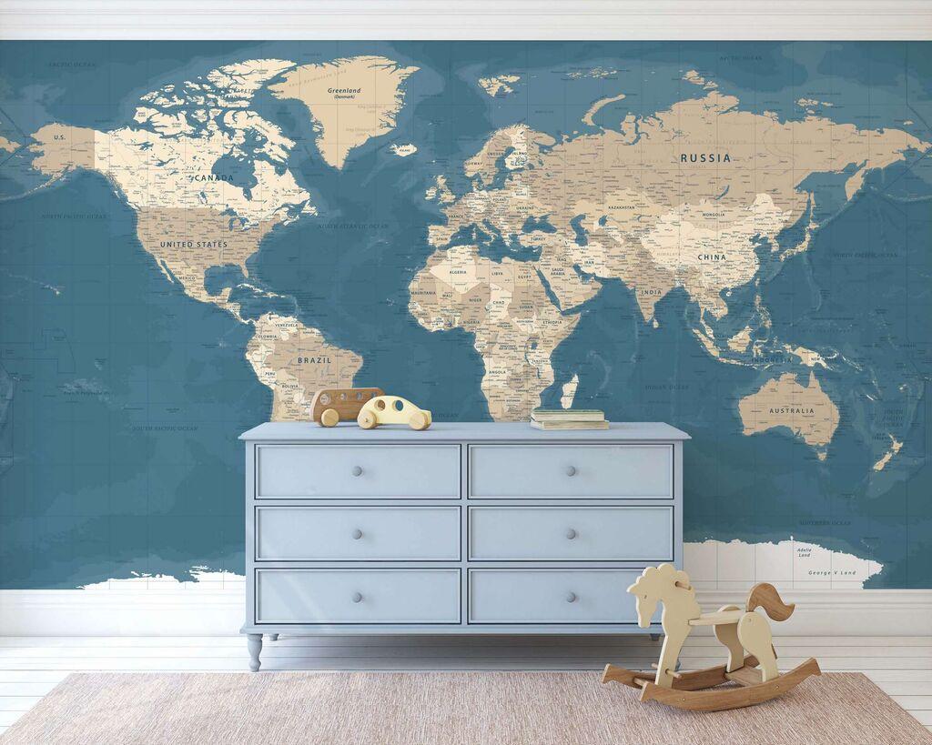 Wallity Tapete za zid MDK-00135, 100x100 cm, Šarena