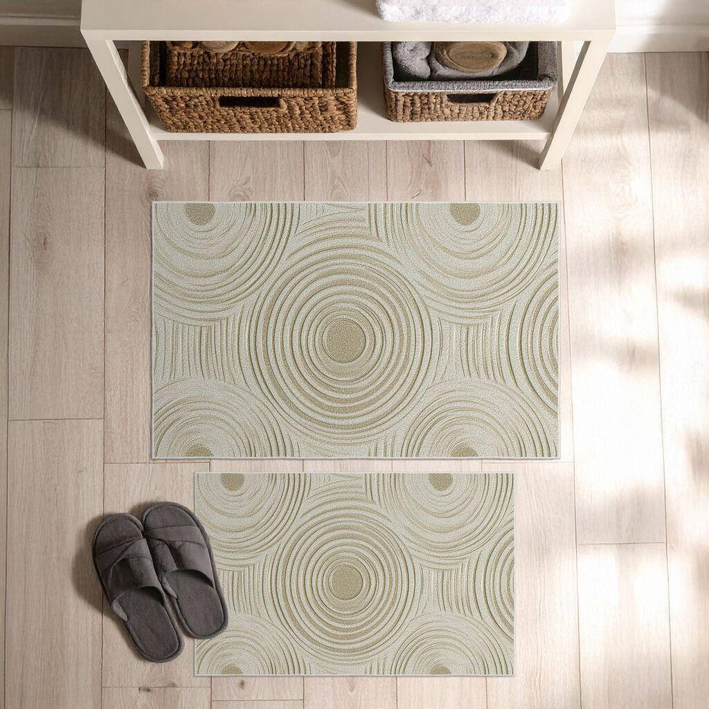 L'essentiel Maison Set prostirki za kupatilo Asr42, 2 dela, Bež