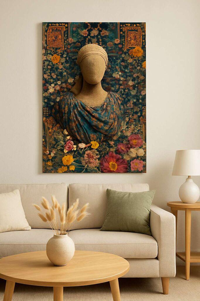 Wallity Dekorativna slika na platnu, 50x70cm, Šarena