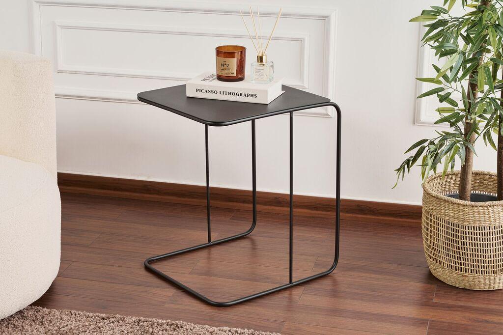 Hanah Home Klub sto Shb-011,47x46x57 cm, Crni