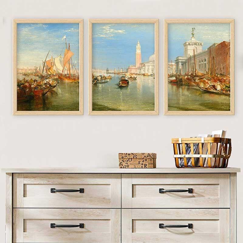 Wallity Set uramljenih slika 3NTC_UN5666, 3 Dela