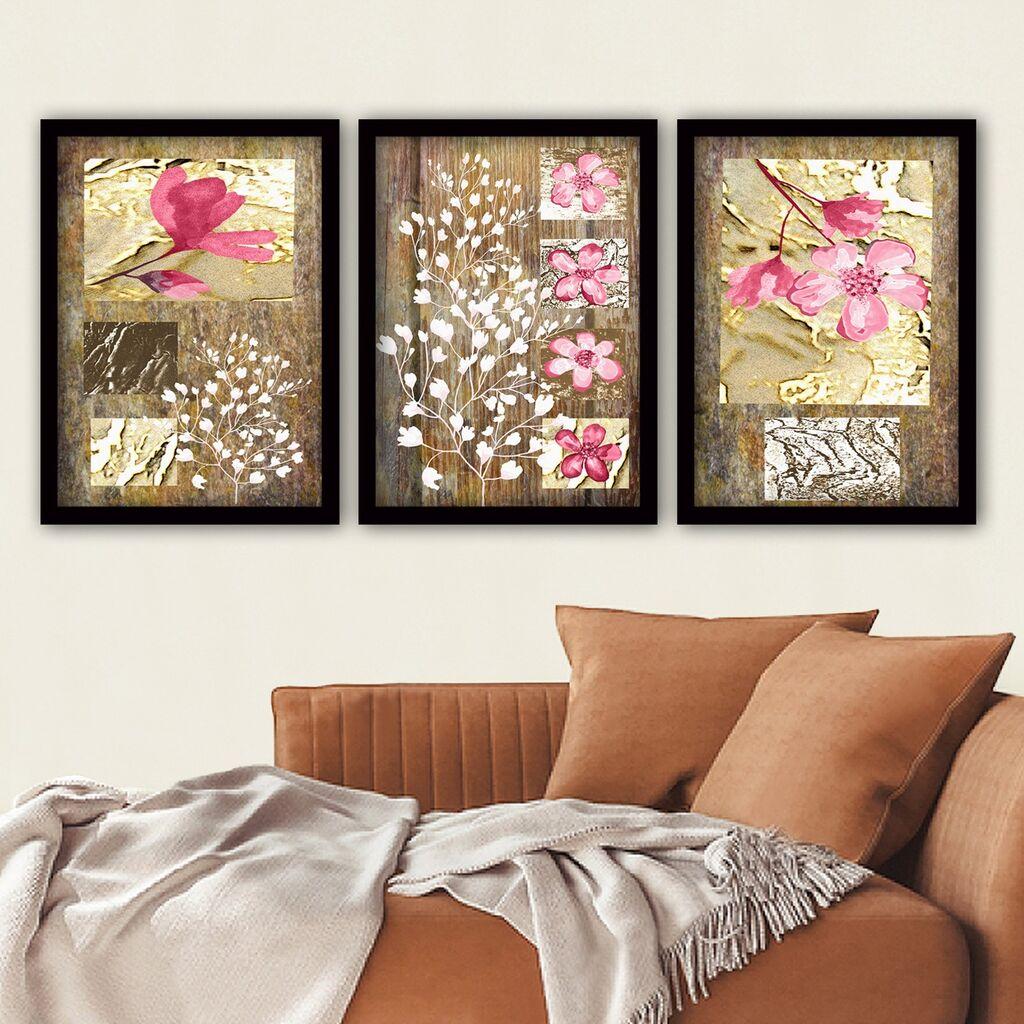 Wallity Set uramljenih slika 3SC121, 3 Dela