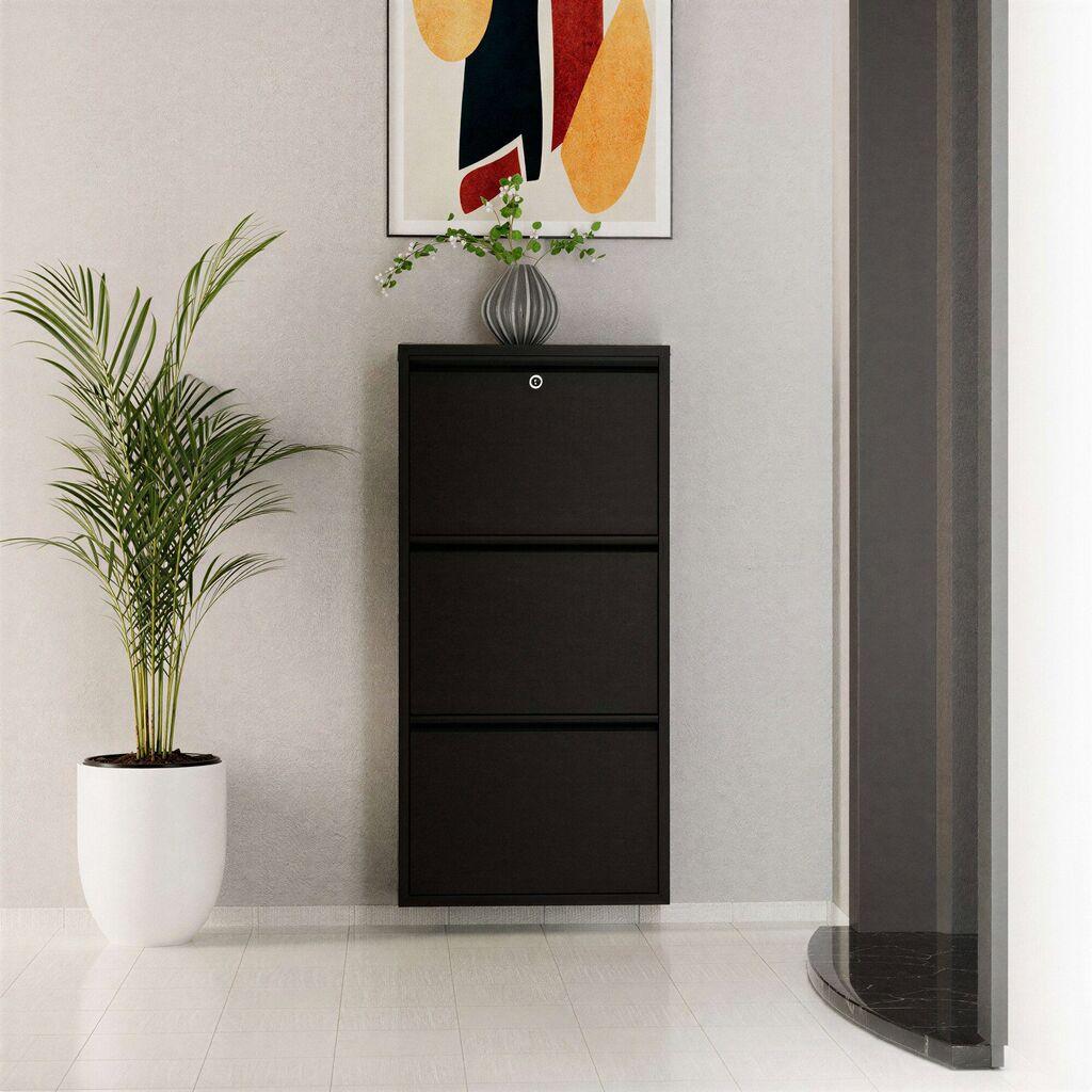 Hanah Home Cipelarnik, 50x103x15 cm, Crni