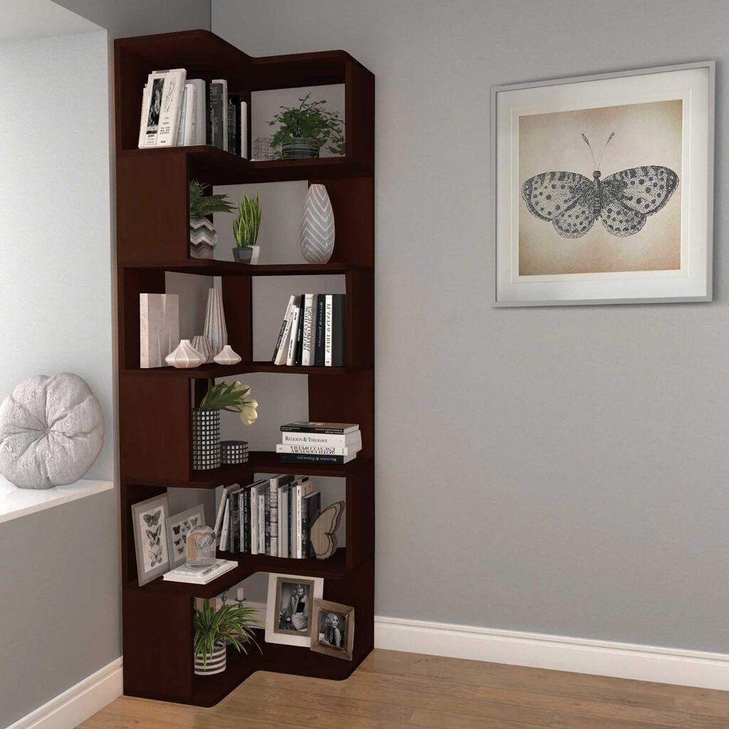 Hanah Home Polica za knjige CPT4807-19255x192x27 cm, Braon