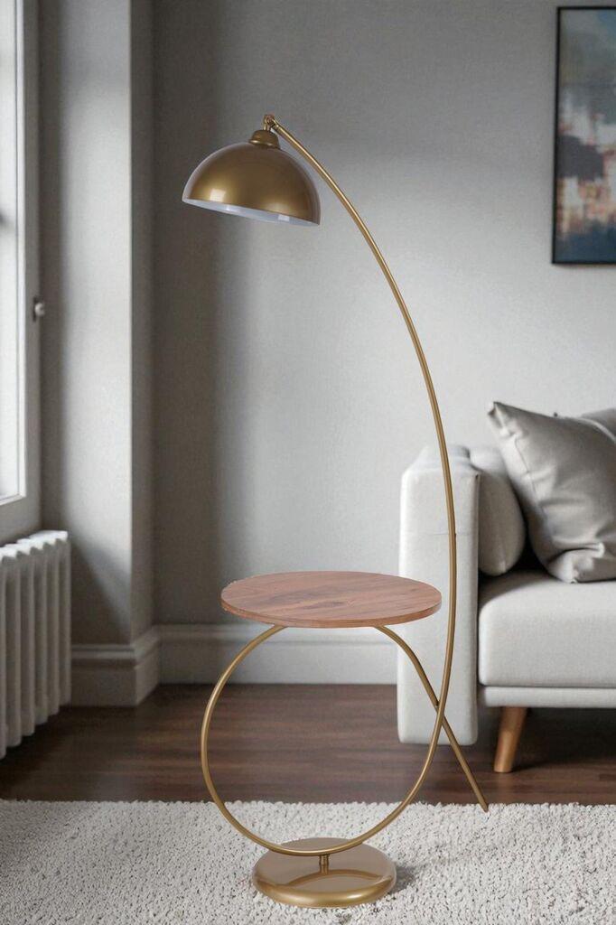 Opviq Podna lampa 8968-6, Zlatne boje