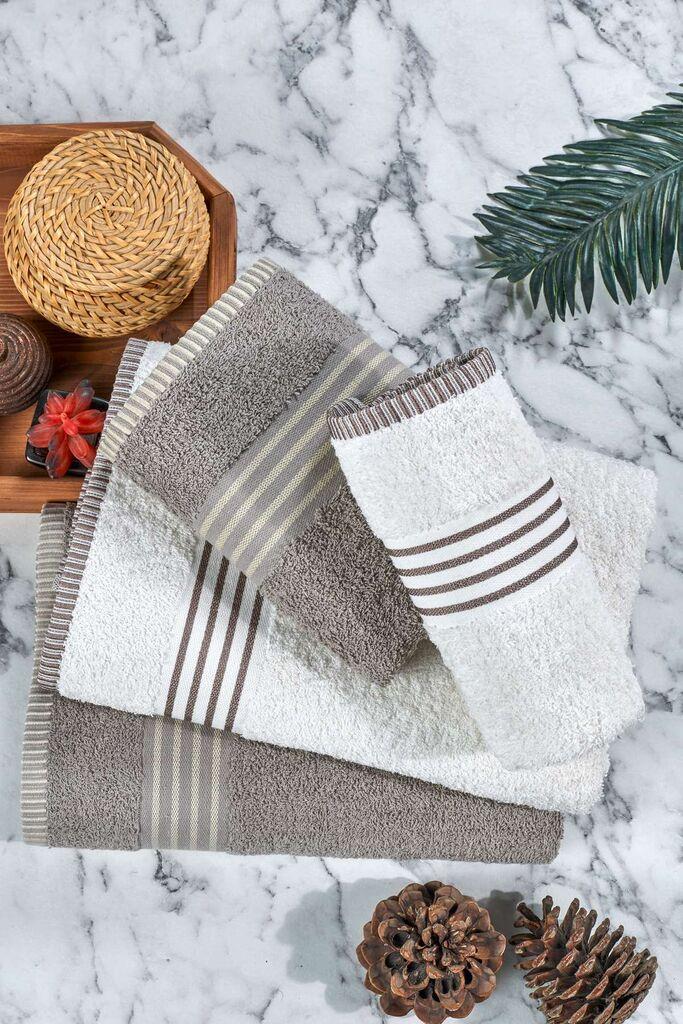 L'essentiel Maison Set peškira, 4 komada, Bež