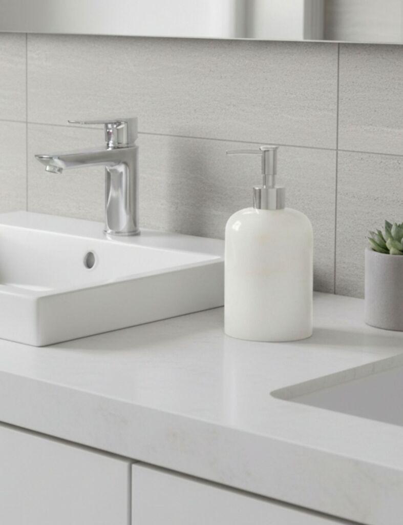 Aberto Design Dozer za sapun, Beli