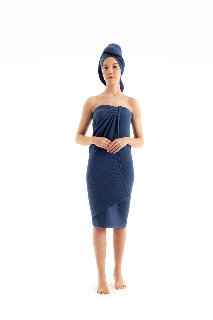 L'essentiel Maison Set peškira Muslin, 2 komada, Plava