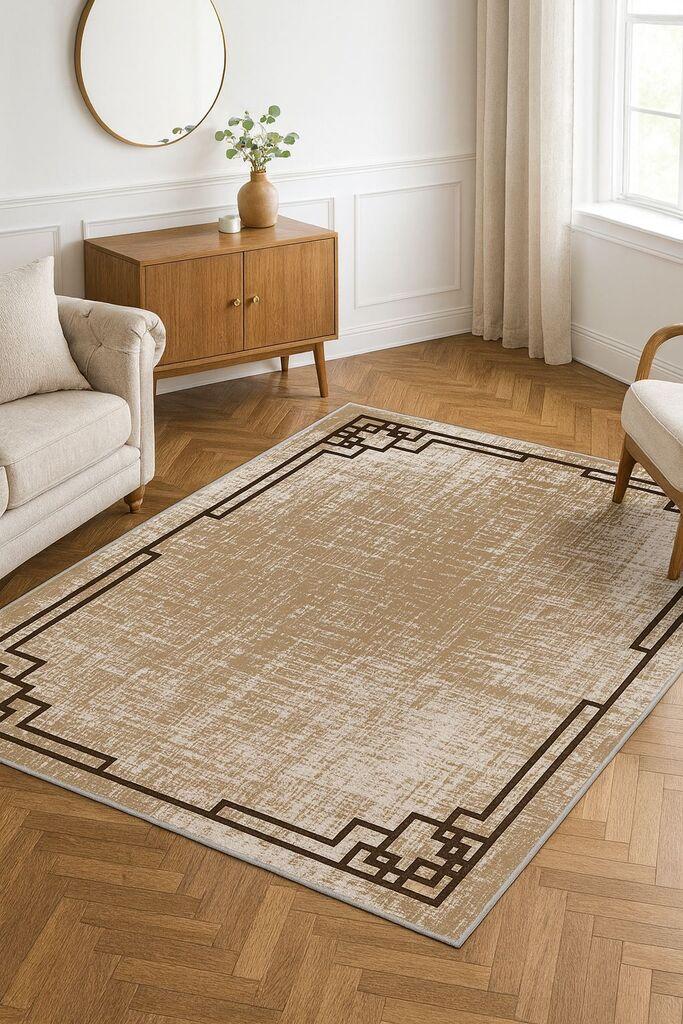 Conceptum Hypnose Tepih HM-CRP25-15, Pravougaoni, 80 x 140 cm, Krem