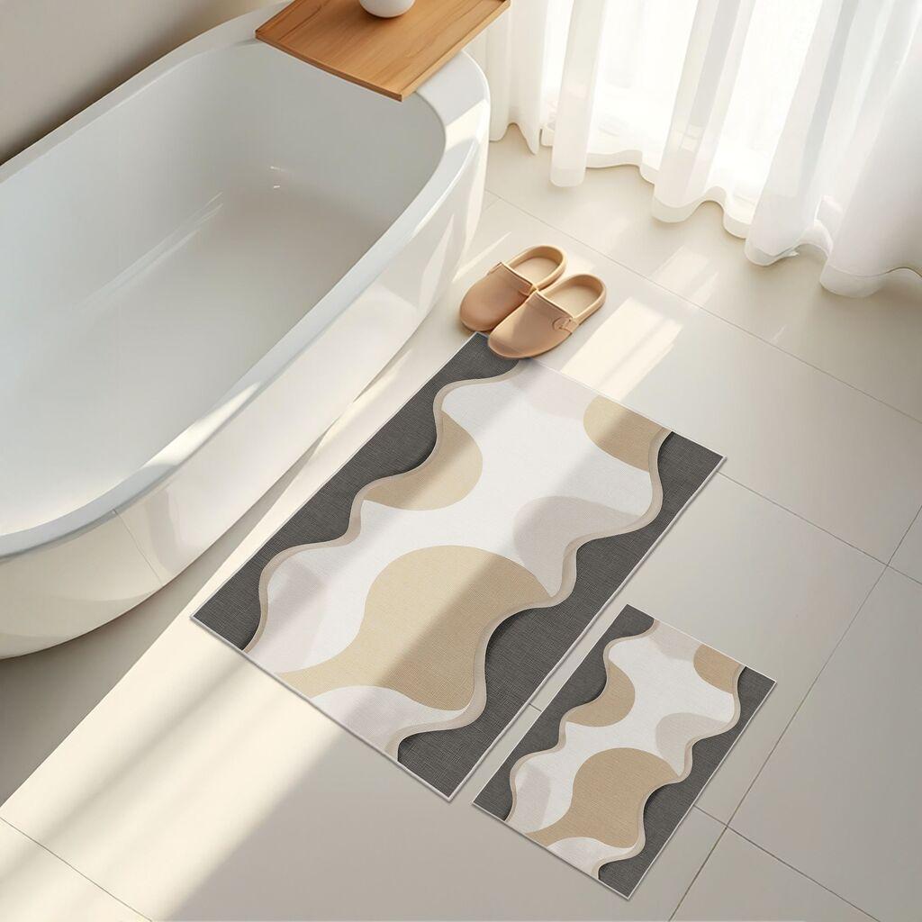 L'essentiel Maison Set prostirki za kupatilo Asr23, 2 dela, Bež