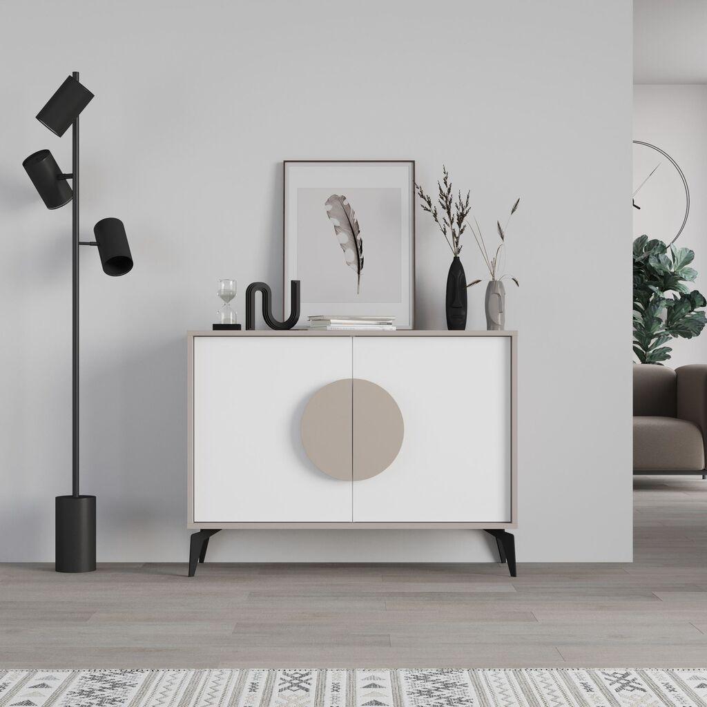 Hanah Home Komoda, 110x82x35.6cm, Bela