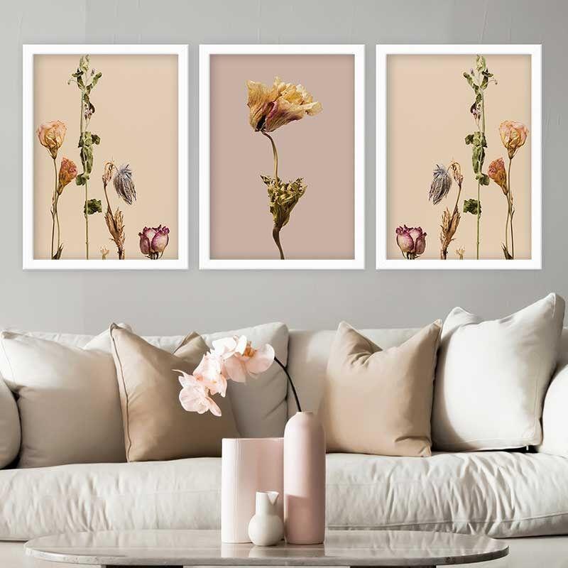 Wallity Set uramljenih slika 3BC_4540429, 3 Dela