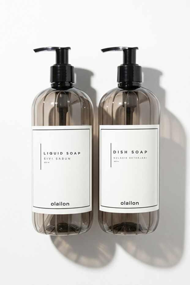 Aberto Design Set dozera za sapun, 2 komada, Providni