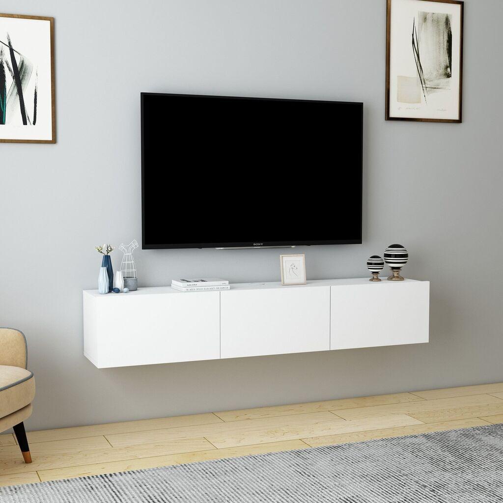 Hanah Home TV Komoda Denby, 160x29,6x31,4 cm, Bela