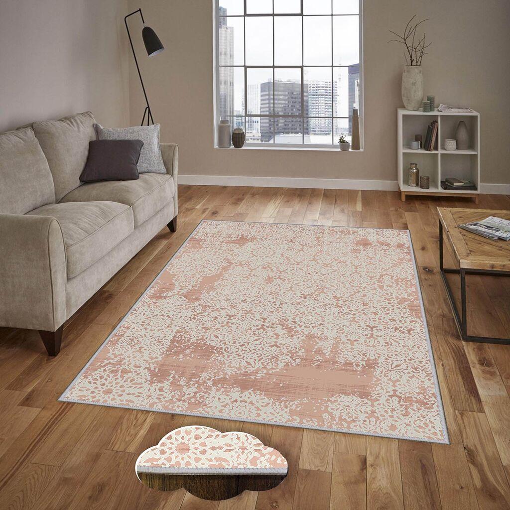 Conceptum Hypnose Tepih Eexfab1130, Pravougaoni, 120 x 180 cm, Krem-roze