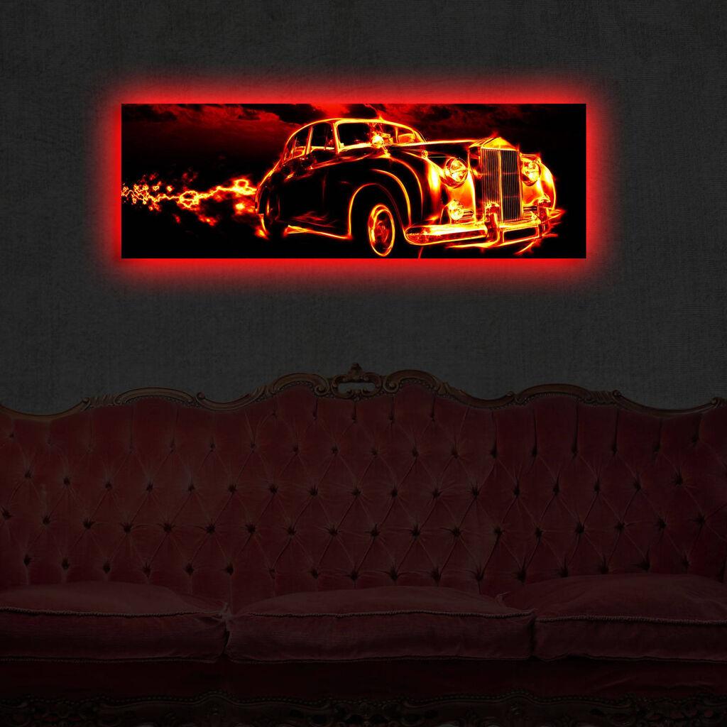 Wallity Slika sa LED osvetljenjem 3090DACT-43, 30x90 cm