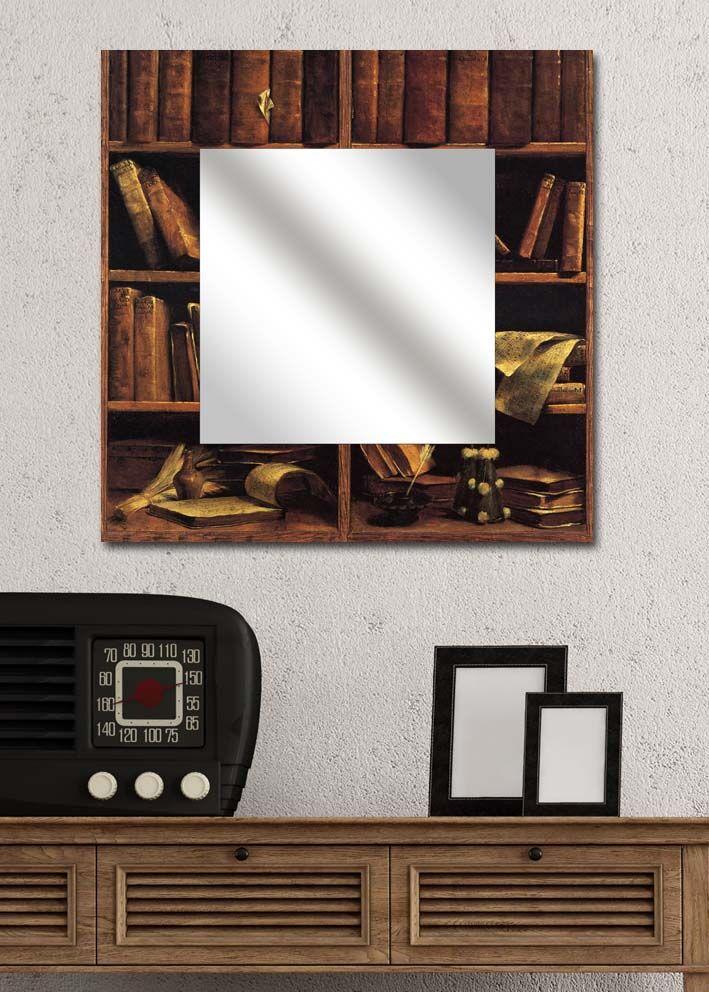 Wallity Ogledalo MA-41, 50x50 cm, Šareno