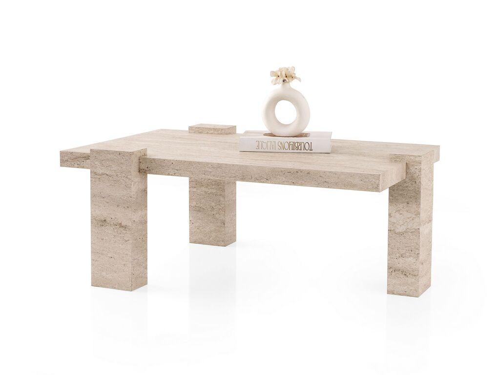 Hanah Home Klub sto Diamond-9541, 110x45.5x70 cm, Krem