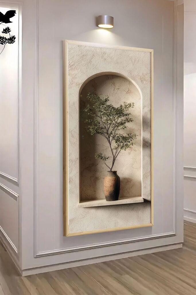 Wallity Dekorativna uramljena slika, 120x50cm, Šarena