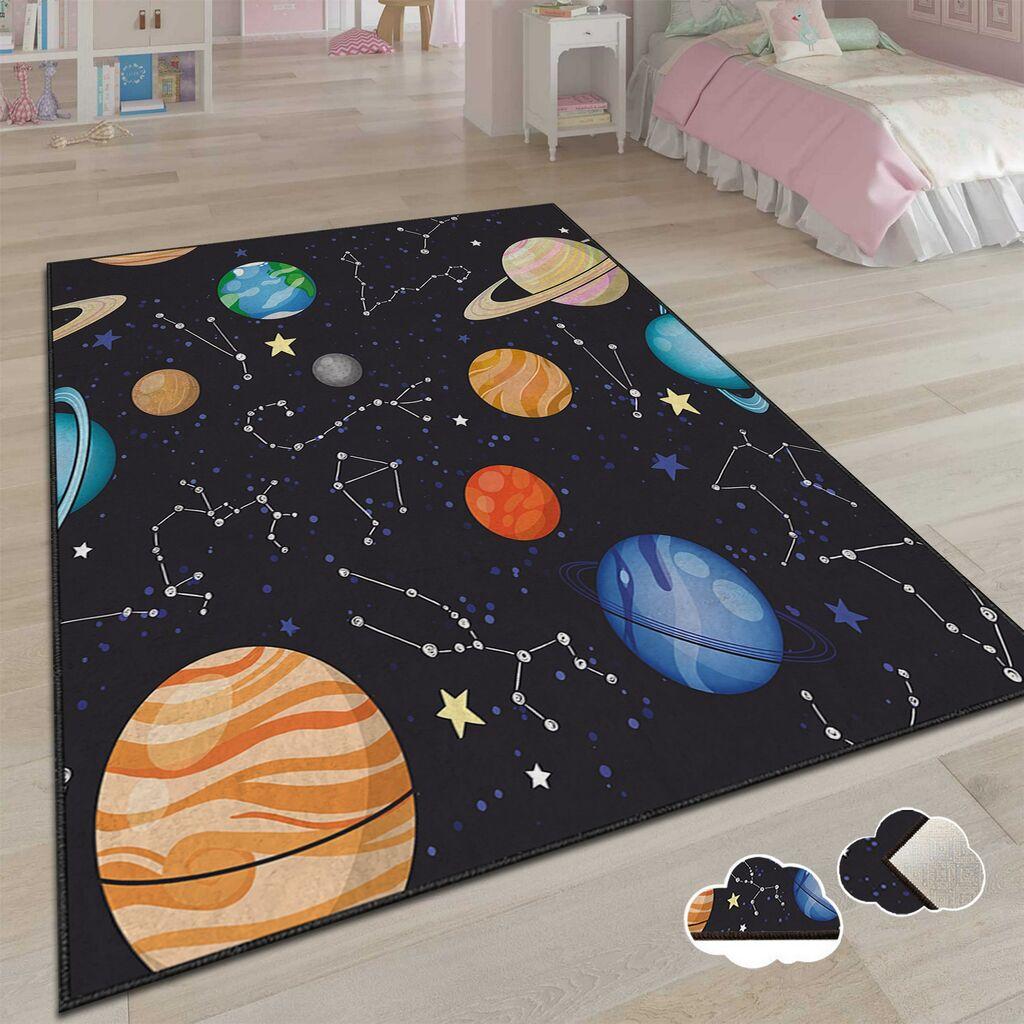 Conceptum Hypnose Tepih Csbrghl-660, Pravougaoni, 80 x 140 cm, Crni