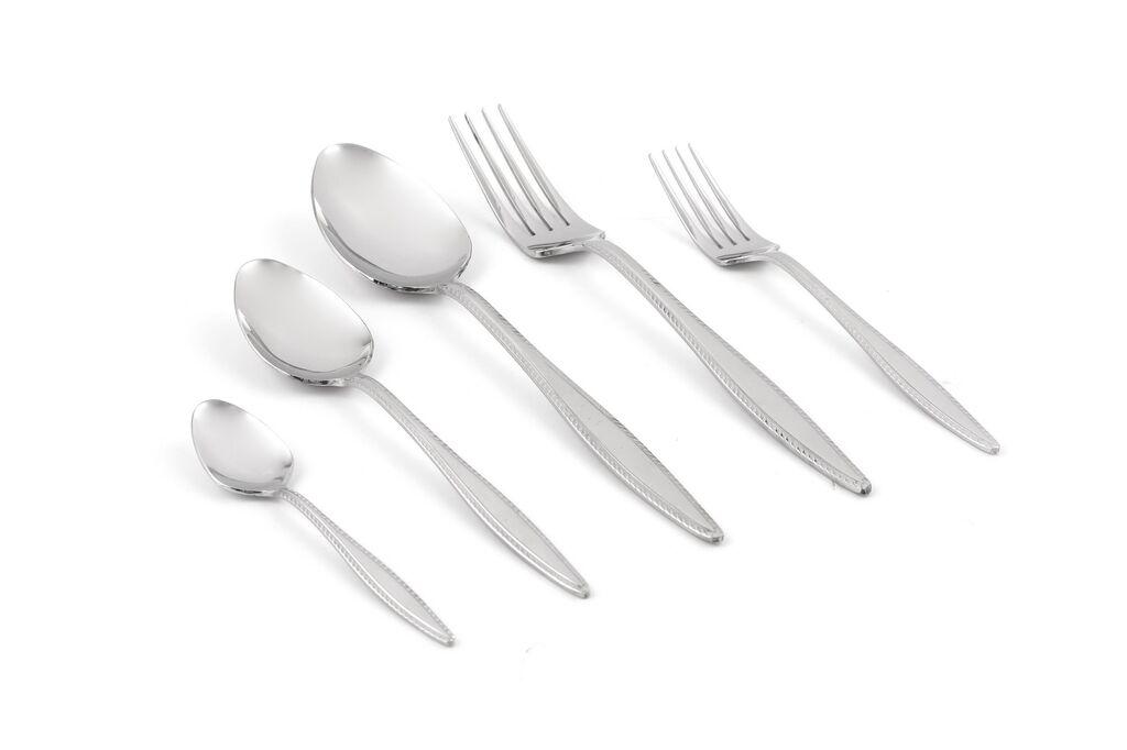 Hermia Set pribora za jelo, 60 komada, Srebrne boje