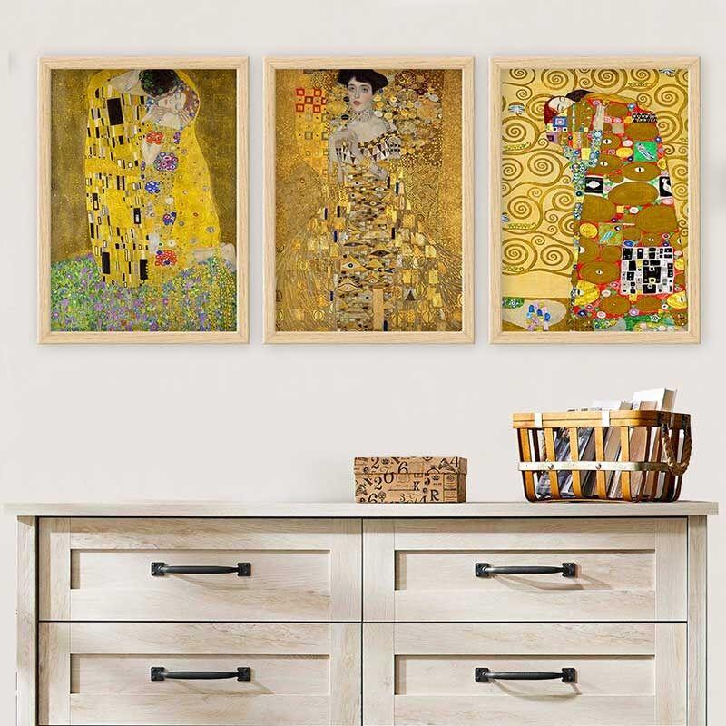 Wallity Set uramljenih slika 3NTC_UN3847949 , 3 Dela