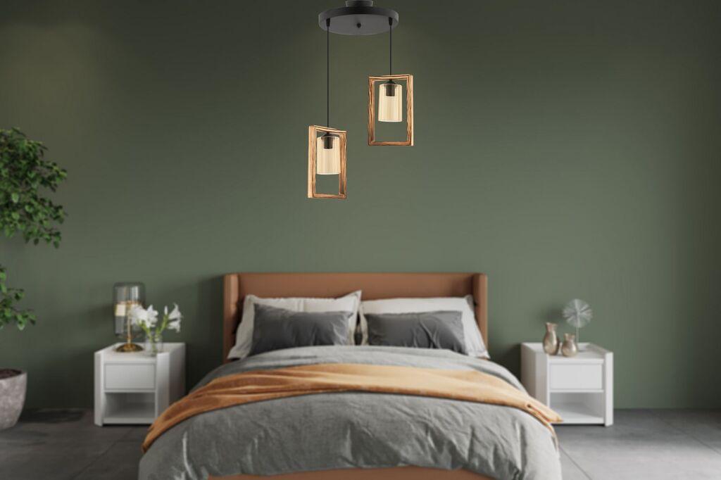 Opviq Luster Rectangle Double B Glass, Crni