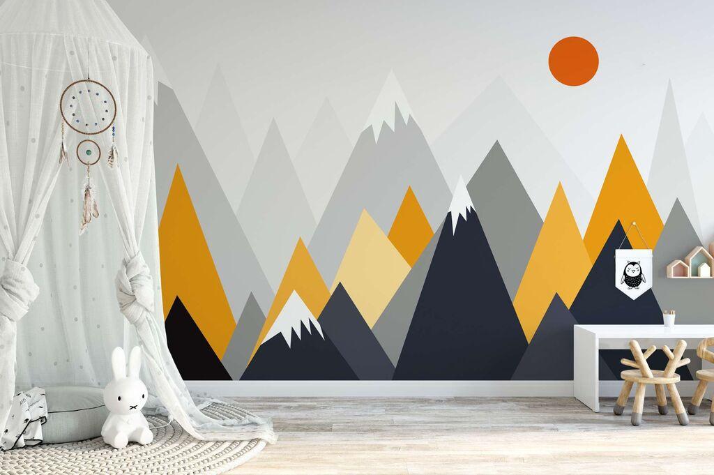 Wallity Tapete za zid MDK-00165, 100x100 cm, Šarena